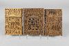 Carved Sandalwood Calling Card Cases, 19th C.
