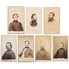 [CIVIL WAR] -- [ARMY OF TENNESSEE]. A group of 7 CDVs of Union generals, incl. Sherman, McPherson, and Logan.