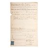 [CIVIL WAR]. Federal court document for reimbursement of property lost during John Hunt Morgan's 1863 raid, September 9, 1864.