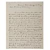 [CIVIL WAR - NAVY]. WELLES, Gideon (1802-1878). Autograph document. N.p., n.d. 4 pages, 4to