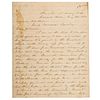 SHERMAN, William Tecumseh (1820-1891). Autograph letter signed ("W.T. Sherman Maj. Gen."), as Major General, to Admiral David Dixon Porter (1813-1891)