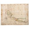 [MAPS & ATLASES] - [WEST VIRGINIA]. SETTLE, Isaac J. (1843-1883), surveyor. Division of the estate of Jno. P. Huddleston, Dcd. ca 1870s.