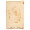 [WESTERN AMERICANA - JAMES, Jesse (1847-1882)]. Cabinet card of Jesse James in death. St. Joseph, MO: R.G. Smith, [ca 1882].
