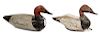 Two Canvasback Decoys 