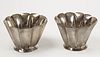 Fine Pair of Silver Ortega Vases