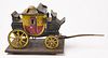 Carved and Painted Stage Coach Model