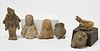 Lot of 6 Pre-Columbian Pottery Objects
