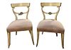 Pair of Dorothy Draper Side Chairs Mid Century Modern.