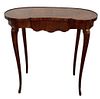 Kidney Shaped End Table