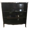 Ebony Marble-Top Bookcase or Console Table