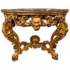 18/19th Century Venetian Gilt Console Table