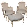 Duchesse Brisee Bergere Chair Set Two Chairs