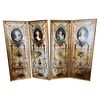 Set of 4 French 19th Century Oil on Canvas Panels