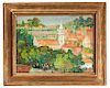 French City View by Cincinnati Impressionist Dixie Selden 