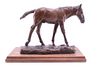 Original Bob Scriver Colt Bronze Sculpture c. 1995