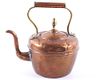Early 1900's Copper & Brass Tea Kettle