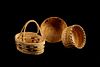Collection of Papago Indian Hand Woven Baskets