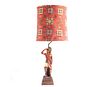 Native American Indian Table Lamp & Shade