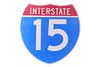 Interstate 15 Highway Sign