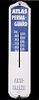Vintage Atlas Perma-Guard Thermometer Tin Sign