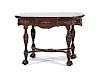 American Renaissance Marquetry Center Table 