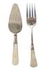 Sterling and Mother of Pearl Fork & Cheese Knife