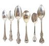 (6) Silver Spoons. 4 Marked Sterling w/ 4.44 OZT