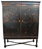 Chinoiserie Decorated Armoire w/ Gilding