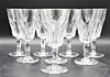 Set of (8) Baccarat Crystal Wine Glasses