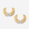 A pair of eighteen karat gold, platinum, and diamond brooches, Tiffany & Co.