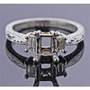 Tacori Platinum 18k Gold Diamond Engagement Ring Setting