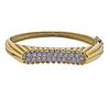 18K Gold Diamond Bangle Bracelet