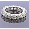 14k Gold Diamond Eternity Wedding Band Ring