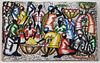 Attr. Lucien Joel Haitian Folk Art Painting