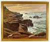 Ivan Kelly Rocky Coastal Landscape Painting
