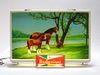 Budweiser Clydesdale Advertising Light Up Sign