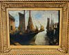 American Antique Oil Painting, Gloucester