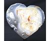 75AGATE HEART ON STAND