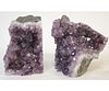 SET OF AMETHYST BOOKENDS