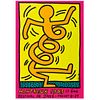 KEITH HARING, Cartel del Festival de Jazz de Montreux de 1983, Signed and dated 83 on plate, Serigraph without print number, 39.3 x 27.5" (100 x 70 cm