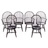 Set of Six Windsor Dining Chairs