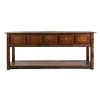 Chippendale Style Stained Wood Sideboard
