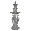Large Classical Style Bronze Figural Fountain