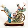 A Rickshaw Ride 1001383 - Lladro Porcelain Figure