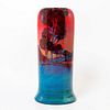 Royal Doulton Sung Flambe Vase, Landscape, Noke