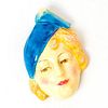 Royal Doulton Mini Wall Mask, Lady in Blue HN1614