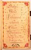 (1 vol) Fraktur Bookplate in 1827 New Testament