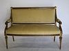 Antique Carved And Gilt Decorated Louis XV1 Style