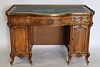 Antique Louis XV Style Leathertop Desk.