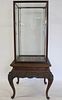 Antique Highly & Finely Carved Vitrine On Stand.